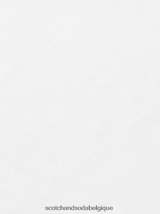 vêtements Scotch & Soda t-shirt coupe classique- Scotch and Soda Namur blanc 6BZRBF103