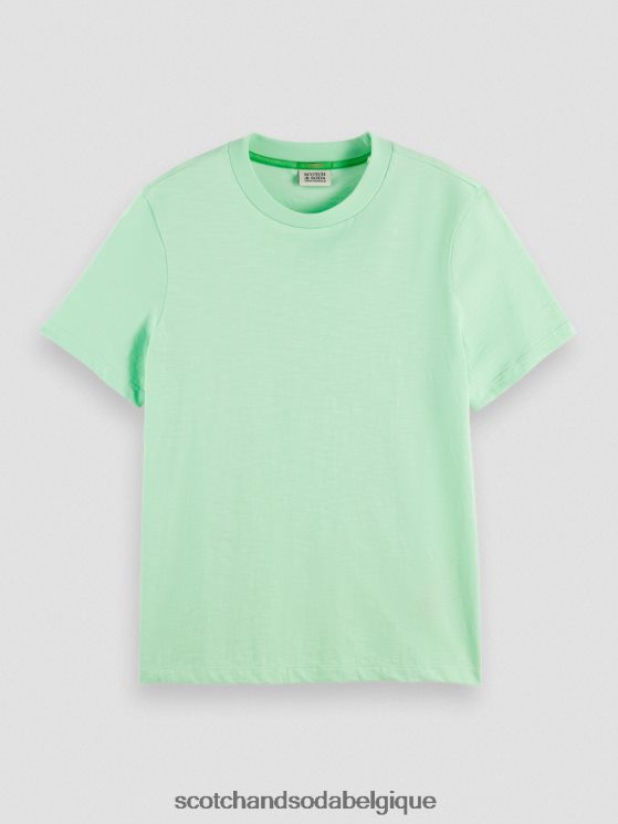 vêtements Scotch & Soda t-shirt coupe classique- Scotch and Soda shop near me menthe cendrée 6BZRBF99