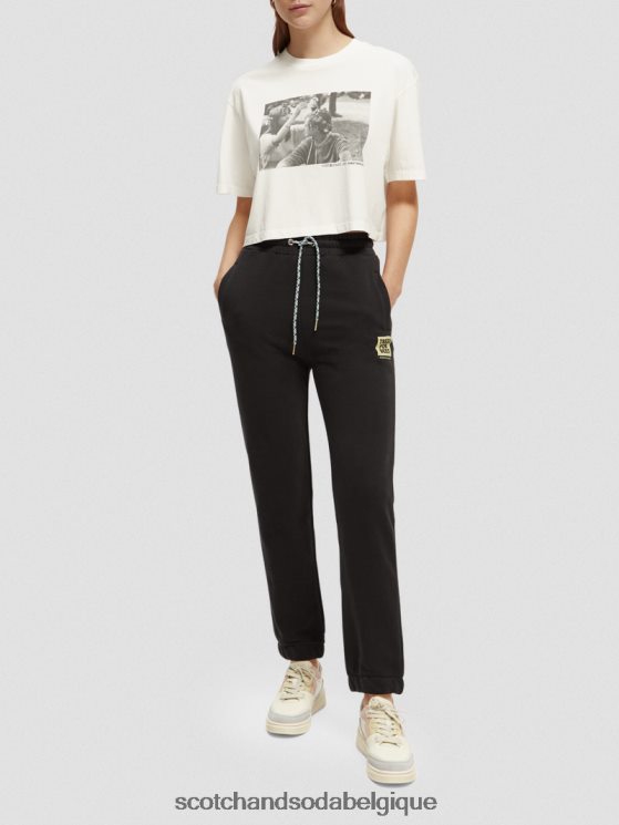 vêtements Scotch & Soda t-shirt court à motif photo- Scotch and Soda Namur combiner un 6BZRBF112