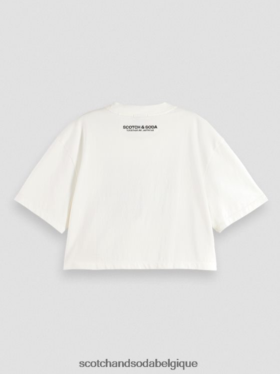 vêtements Scotch & Soda t-shirt court à motif photo- Scotch and Soda Namur combiner un 6BZRBF112