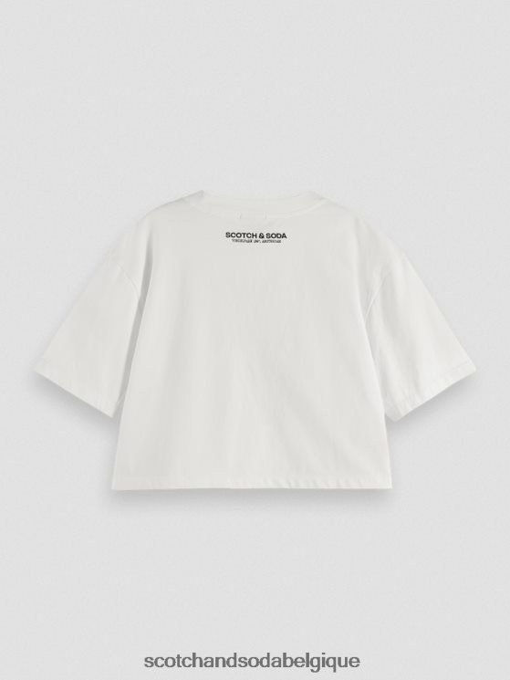 vêtements Scotch & Soda t-shirt court à motif photo- Scotch and Soda femme combo b 6BZRBF113