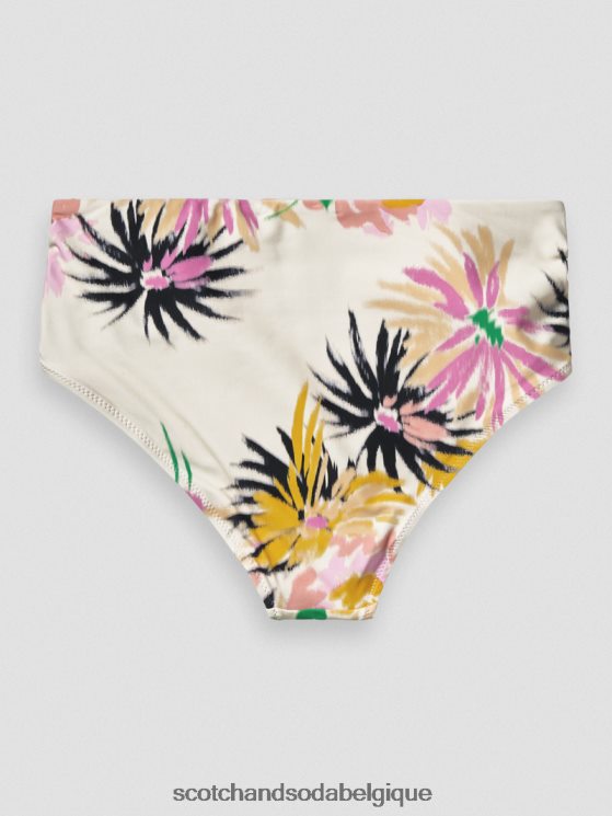 vêtements Scotch & Soda bas de bikini taille haute- Scotch and Soda Liﾨﾨge aster blanc 6BZRBF258