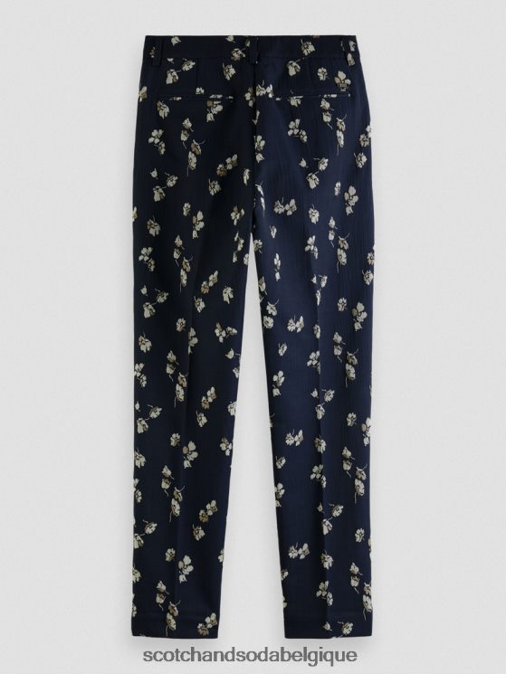 vêtements Scotch & Soda The Lowry - Pantalon slim taille mi-haute en jacquard- Scotch and Soda shop near me tulipes 6BZRBF153
