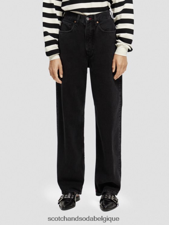 vêtements Scotch & Soda jean coupe boyfriend ultra ample taille haute The Fling- Scotch and Soda Liﾨﾨge excès 6BZRBF231