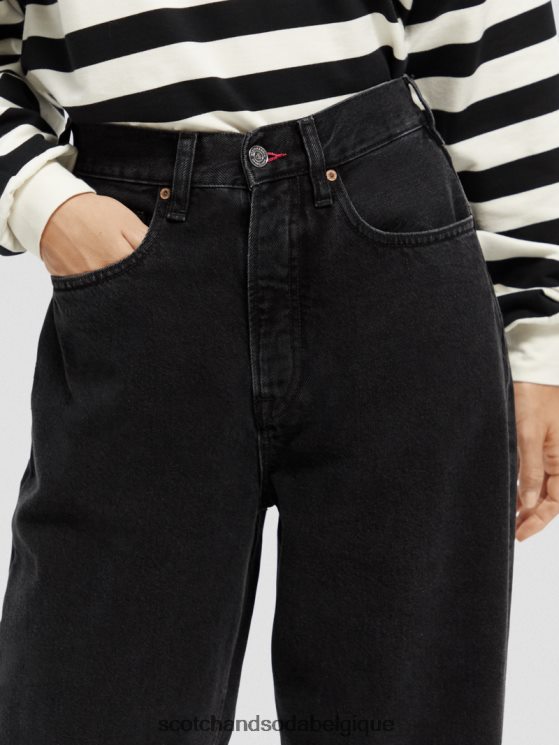 vêtements Scotch & Soda jean coupe boyfriend ultra ample taille haute The Fling- Scotch and Soda Liﾨﾨge excès 6BZRBF231