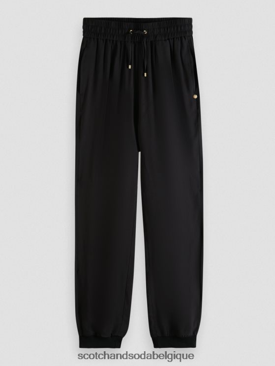 vêtements Scotch & Soda pantalon de jogging facile- Scotch and Soda femme noir 6BZRBF149
