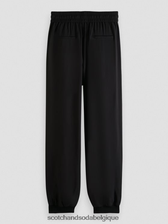 vêtements Scotch & Soda pantalon de jogging facile- Scotch and Soda femme noir 6BZRBF149