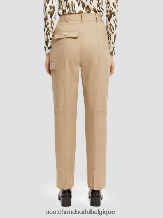 vêtements Scotch & Soda pantalon utilitaire de travail- Scotch and Soda Liﾨﾨge kaki 6BZRBF159