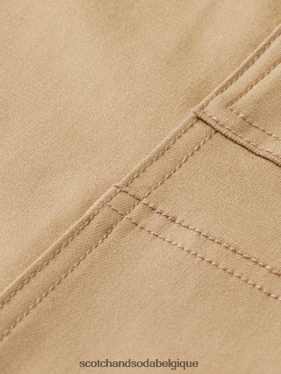 vêtements Scotch & Soda pantalon utilitaire de travail- Scotch and Soda Liﾨﾨge kaki 6BZRBF159