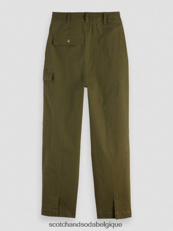 vêtements Scotch & Soda pantalon utilitaire de travail- Scotch and Soda parfum vert armée 6BZRBF160