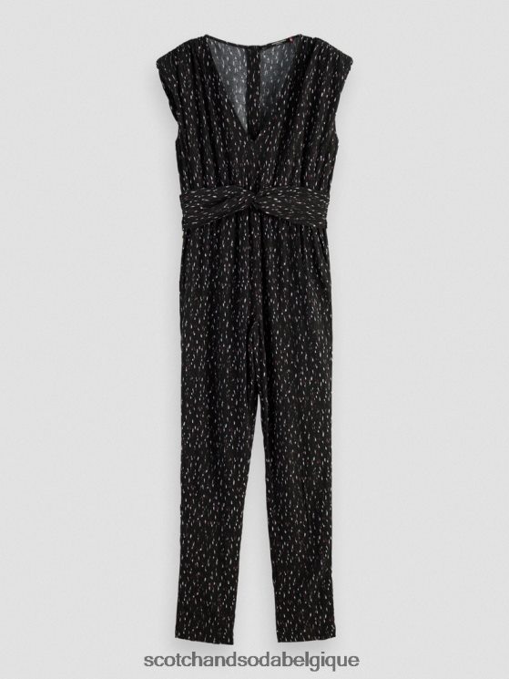 vêtements Scotch & Soda combinaison ceinturée à col V- Scotch and Soda shop online pluie ikat 6BZRBF17