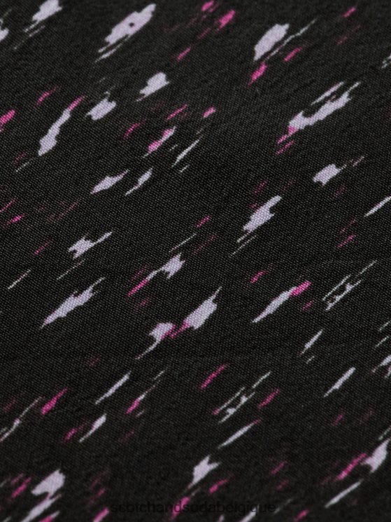 vêtements Scotch & Soda combinaison ceinturée à col V- Scotch and Soda shop online pluie ikat 6BZRBF17