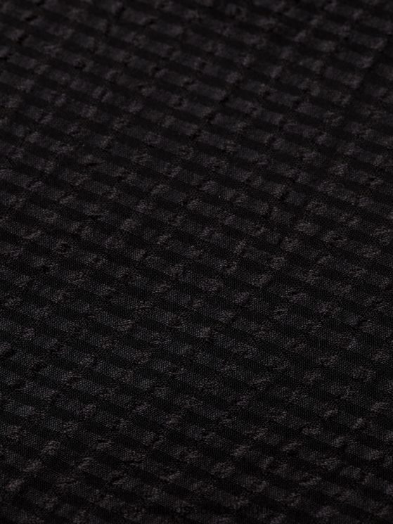 vêtements Scotch & Soda robe mi-longue à smocks- Scotch and Soda femme noir 6BZRBF32