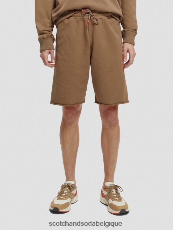 vêtements Scotch & Soda short en coton biologique- Scotch and Soda Liﾨﾨge taupe 6BZRBF249