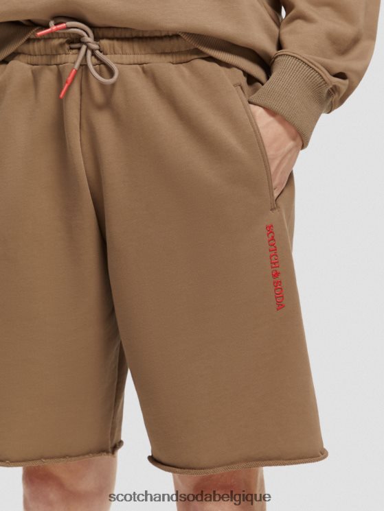 vêtements Scotch & Soda short en coton biologique- Scotch and Soda Liﾨﾨge taupe 6BZRBF249