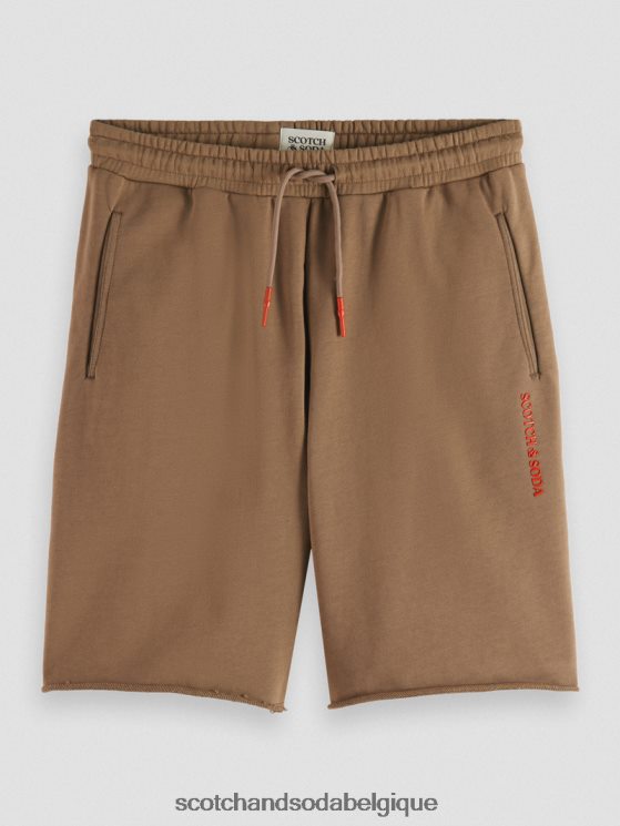 vêtements Scotch & Soda short en coton biologique- Scotch and Soda Liﾨﾨge taupe 6BZRBF249