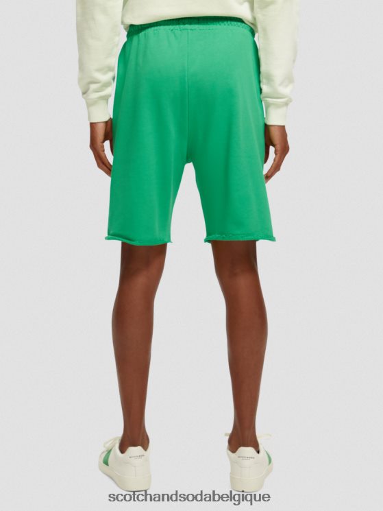vêtements Scotch & Soda short en coton biologique- Scotch and Soda outlet vert amazonien 6BZRBF253