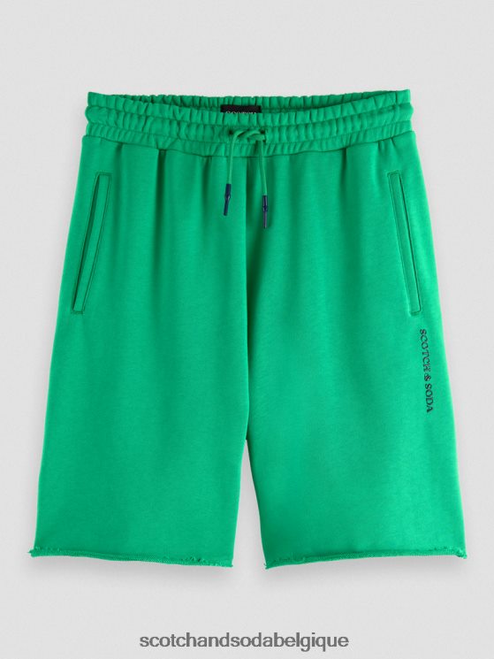 vêtements Scotch & Soda short en coton biologique- Scotch and Soda outlet vert amazonien 6BZRBF253