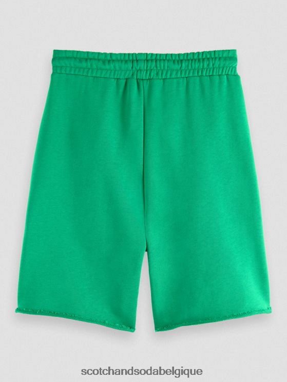 vêtements Scotch & Soda short en coton biologique- Scotch and Soda outlet vert amazonien 6BZRBF253