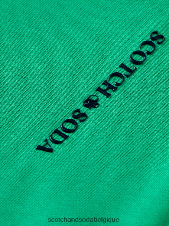 vêtements Scotch & Soda short en coton biologique- Scotch and Soda outlet vert amazonien 6BZRBF253