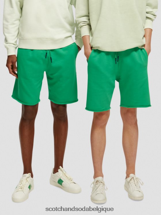 vêtements Scotch & Soda short en coton biologique- Scotch and Soda outlet vert amazonien 6BZRBF253