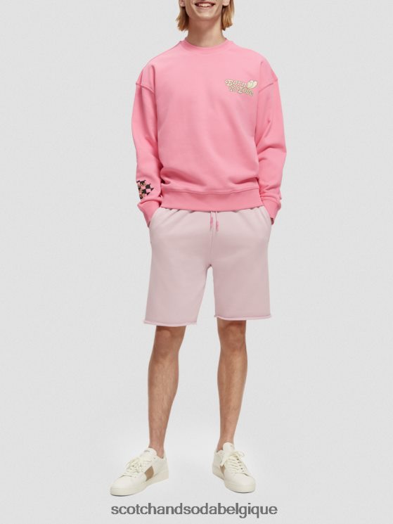 vêtements Scotch & Soda short en coton biologique- Scotch and Soda shop near me pierre rose 6BZRBF252
