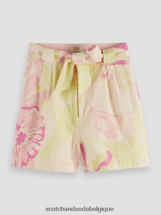 vêtements Scotch & Soda short mi-long à taille haute- Scotch and Soda Bruxelles fleur de vondelfield 6BZRBF237