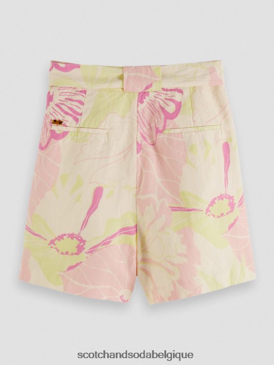 vêtements Scotch & Soda short mi-long à taille haute- Scotch and Soda Bruxelles fleur de vondelfield 6BZRBF237