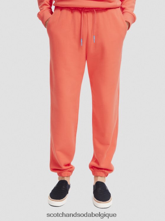vêtements Scotch & Soda pantalon de survêtement en coton biologique- Scotch and Soda shop near me hibiscus 6BZRBF207