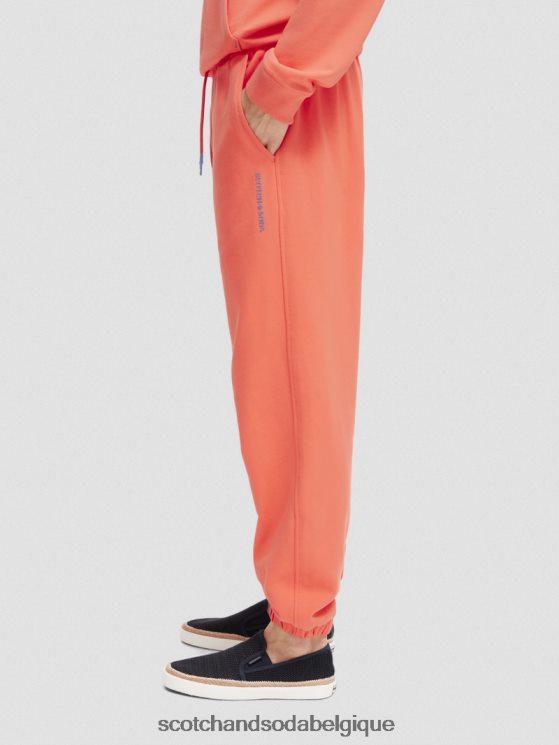vêtements Scotch & Soda pantalon de survêtement en coton biologique- Scotch and Soda shop near me hibiscus 6BZRBF207