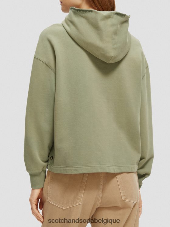 vêtements Scotch & Soda sweat à capuche ample à motif artistique- Scotch and Soda parfum armée 6BZRBF214