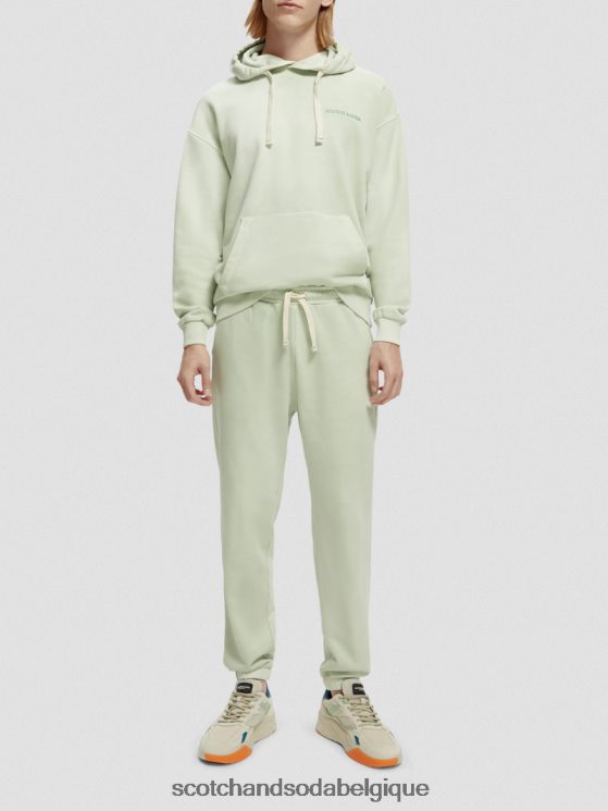 vêtements Scotch & Soda sweat à capuche teint en plantes- Scotch and Soda shop online menthe 6BZRBF224
