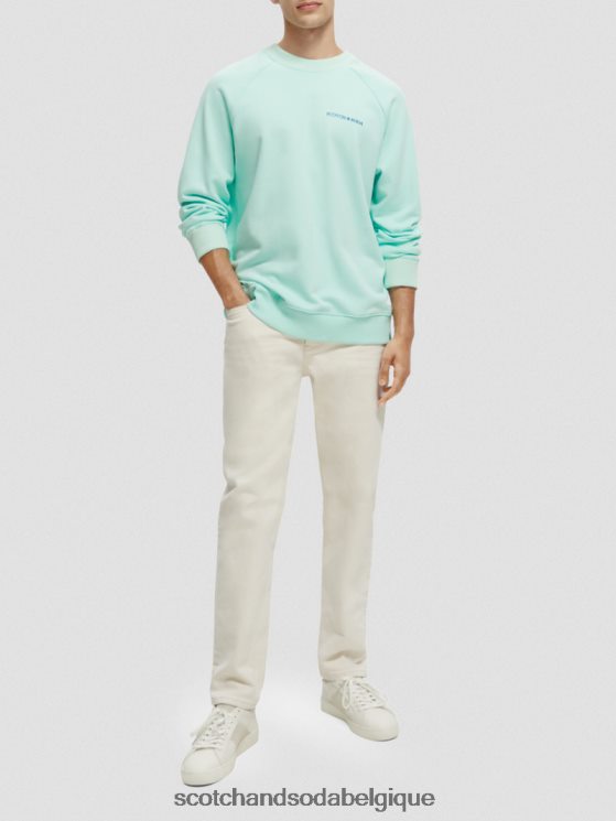 vêtements Scotch & Soda sweat à col rond en coton biologique- Scotch and Soda Namur baie 6BZRBF193