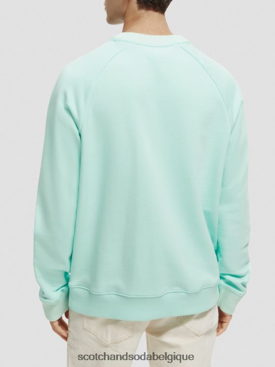 vêtements Scotch & Soda sweat à col rond en coton biologique- Scotch and Soda Namur baie 6BZRBF193