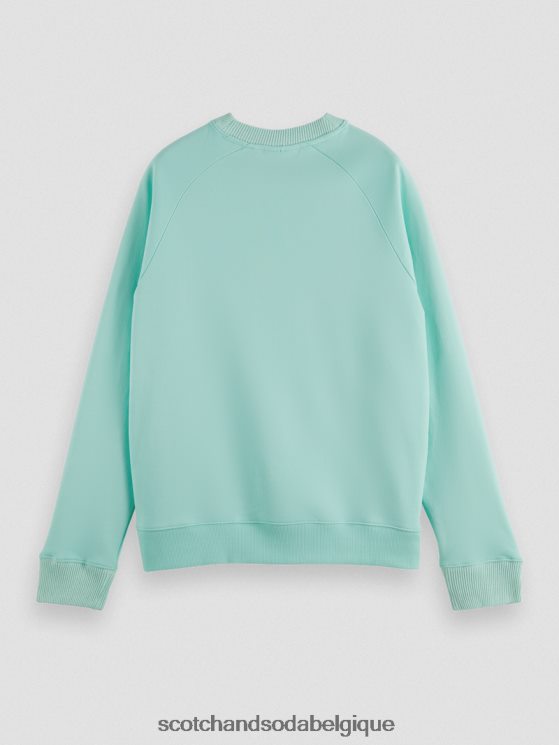 vêtements Scotch & Soda sweat à col rond en coton biologique- Scotch and Soda Namur baie 6BZRBF193