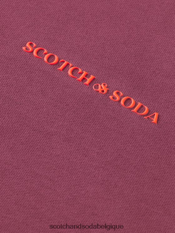 vêtements Scotch & Soda sweat à col rond en coton biologique- Scotch and Soda parfum dahlia 6BZRBF196