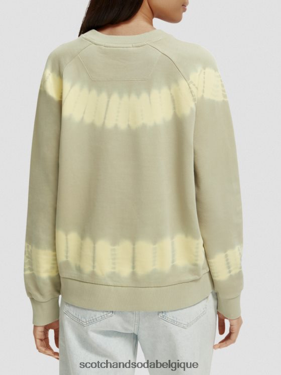 vêtements Scotch & Soda sweat-shirt tie-dye coupe décontractée- Scotch and Soda Belgique grès 6BZRBF227