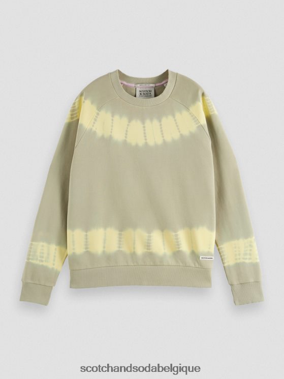 vêtements Scotch & Soda sweat-shirt tie-dye coupe décontractée- Scotch and Soda Belgique grès 6BZRBF227