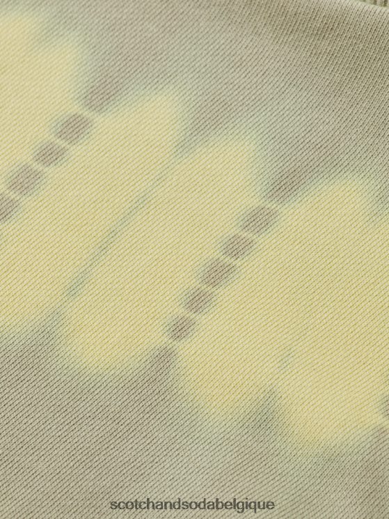 vêtements Scotch & Soda sweat-shirt tie-dye coupe décontractée- Scotch and Soda Belgique grès 6BZRBF227