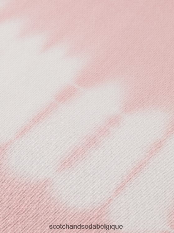 vêtements Scotch & Soda sweat-shirt tie-dye coupe décontractée- Scotch and Soda Bruxelles rose 6BZRBF228