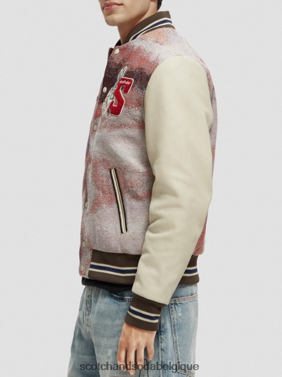 vêtements Scotch & Soda blouson aviateur looney tunes- Scotch and Soda femme combiner un 6BZRBF131