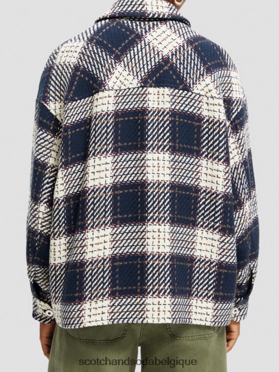 vêtements Scotch & Soda surchemise matelassée à carreaux- Scotch and Soda shop near me combiner un 6BZRBF144