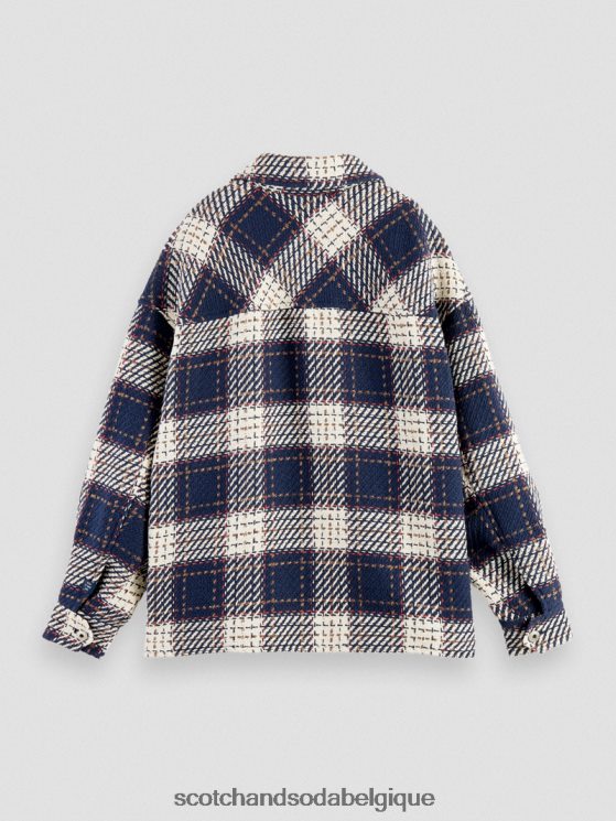 vêtements Scotch & Soda surchemise matelassée à carreaux- Scotch and Soda shop near me combiner un 6BZRBF144
