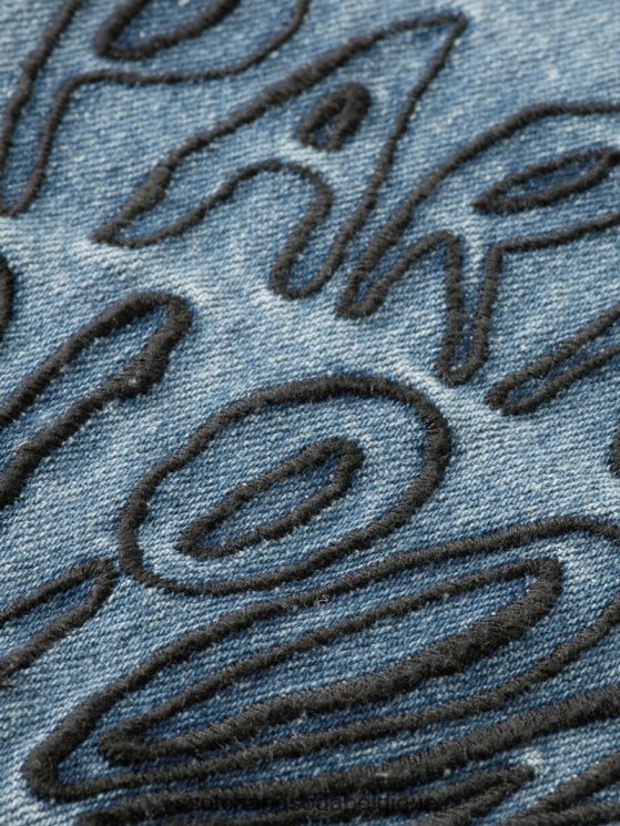 vêtements Scotch & Soda veste en jean brodée- Scotch and Soda outlet attaque artisanale 6BZRBF145
