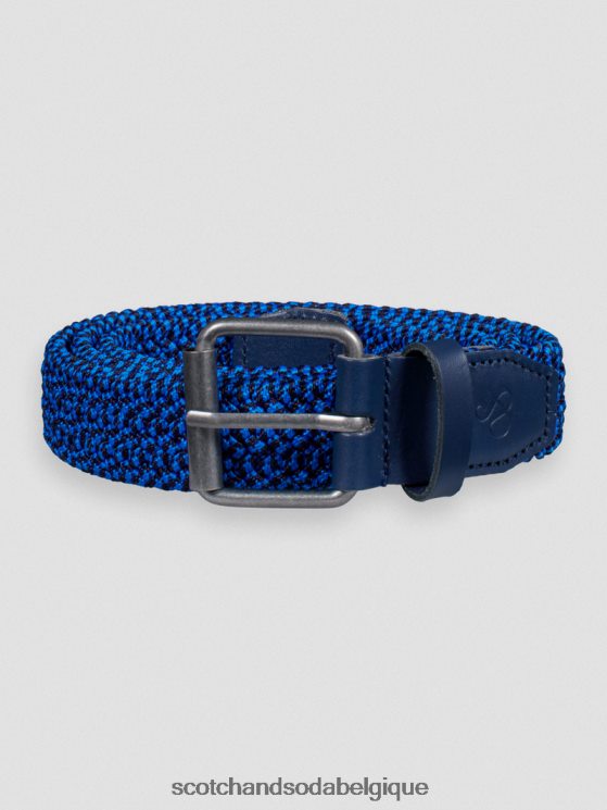 accessoires Scotch & Soda ceinture à bande à finitions en cuir- Scotch and Soda Belgique combinaison c 6BZRBF713