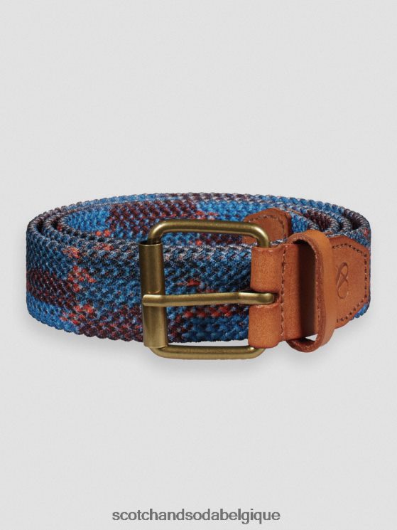 accessoires Scotch & Soda ceinture à bande à finitions en cuir- Scotch and Soda Bruxelles combiner un 6BZRBF714