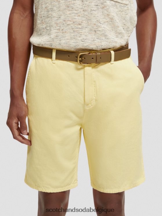 accessoires Scotch & Soda ceinture en cuir- Scotch and Soda parfum kaki 6BZRBF718