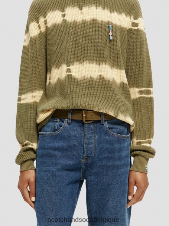 accessoires Scotch & Soda ceinture en toile- Scotch and Soda shop near me kaki 6BZRBF711