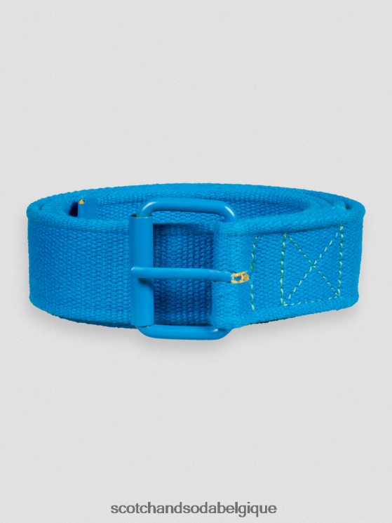 accessoires Scotch & Soda ceinture en toile- Scotch and Soda shop online iris bleu 6BZRBF710