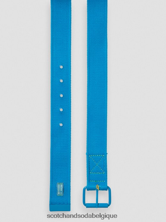 accessoires Scotch & Soda ceinture en toile- Scotch and Soda shop online iris bleu 6BZRBF710